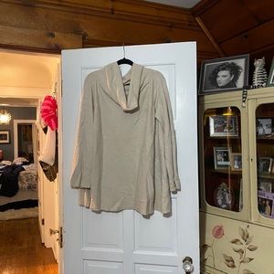 Lafayette 148 XXL cashmere cowl neck tunic